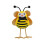 Cute Bee Gnome Figurine Insect Decorative Doll 1 Piece 1