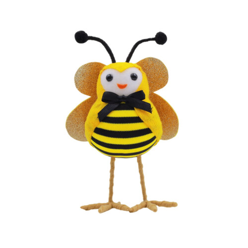 Cute Bee Gnome Figurine Insect Decorative Doll 1 Piece