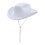 Chapeau de cowboy blanc, accessoire de costume jazz décontracté 1