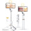 Asta per selfie da 46 pollici con treppiede, telecomando wireless e LED 1