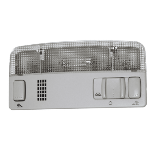Console superior com luz de mapa e luz de teto em LED 1TD947105 Cinza