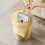 Poubelle verticale dorée translucide pour bureau (1 pièce) 6