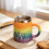 Science fiction-kaffemugg rostfritt stål harts halkfri 1