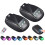 Solcelledrevne RGB Strobe-taglamper LED 2 stk. vandtætte 1