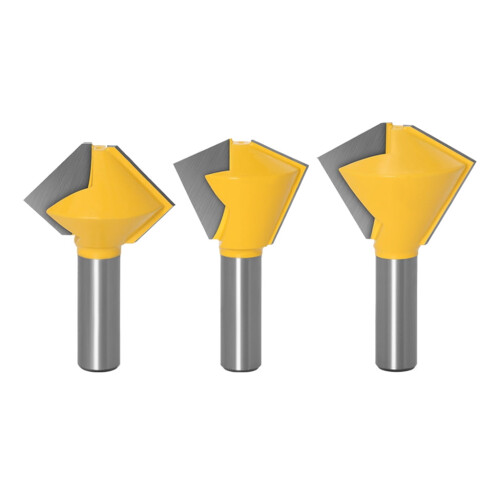 Vogelmaul-Fräser, 1/2"-Schaft, 3-teiliges Set