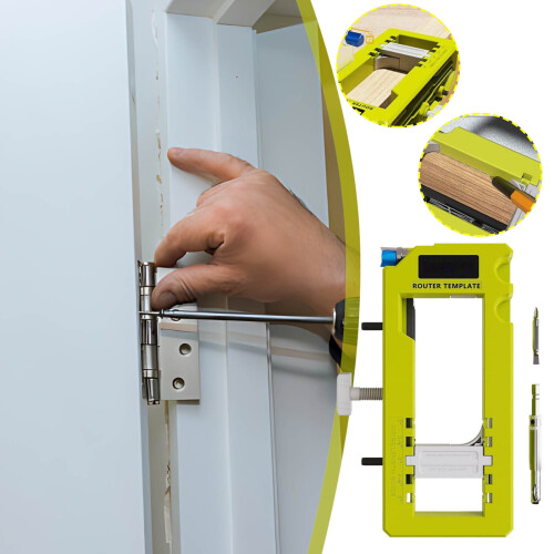 Kit di dime per cerniere di porte e telai con 8 misure e 5