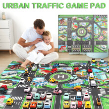 Tapete de Jogo Inglês para Estacionamento de Trânsito Urbano 130x100cm