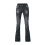 Jeans Tanaí Dubha le Bríste Leathnaithe do Mhná 2