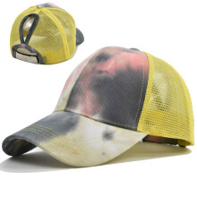 Women's Summer Ponytail Baseball Cap Adjustable Mesh Sun Hat