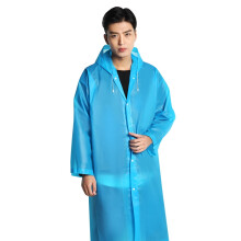 Poncho imperméable réutilisable à capuche d'urgence pour adultes