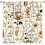 Vintage Coffee Kitchen Curtains Polyester Rod Pocket 2 1