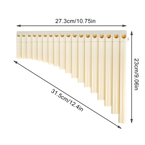 Pan Flute Set for School Teaching 18 Pipes 2