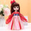 Boneca Hanfu com vestido de seda vintage de 17 cm (6,7 polegadas) e articulações móveis. 1