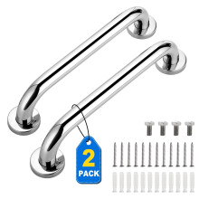 Stainless Steel Shower Grab Bar 12 inch 2-pack