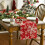 Christmas table runner snowflake design 72x14 inches 2