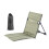 Chaise de sol pliante portable avec dossier pour extérieur 1