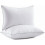 Conjunto de 2 travesseiros para cama queen size com enchimento de algodão de 50x75 cm (20x30 polegadas). 1