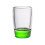 Schnapsglas mit farbigem Boden, 44 ml, klarer, schwerer Boden 1
