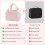 Neceser impermeable 4 en 1 de gran capacidad 4