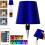 Lampe bouteille avec télécommande bleue (1 pièce) 1