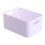 Witte plastic opbergbak met handvat (1 stuk) 1