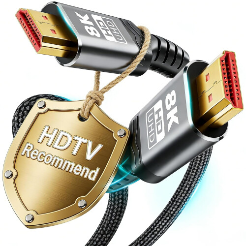 Καλώδιο HDMI2.148Gbps8K@60Hz3.3–25FT πλεγμένο