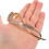 Κλιπ μαλλιών γαλλικού τύπου Barrette Golden Alloy 1 τεμάχιο 7