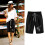 Sorte sportsshorts med lommer til kvinder, XL 2
