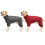 Fleece-Hundemantel mit Rollkragen, winddicht, 4-Bein-Größe, Größen bis Groß 7