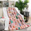 Pink Christmas Nutcracker Throw Blanket 60x80 inches 1