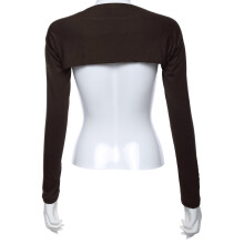 Women's long sleeve open front bolero shrug cardigan