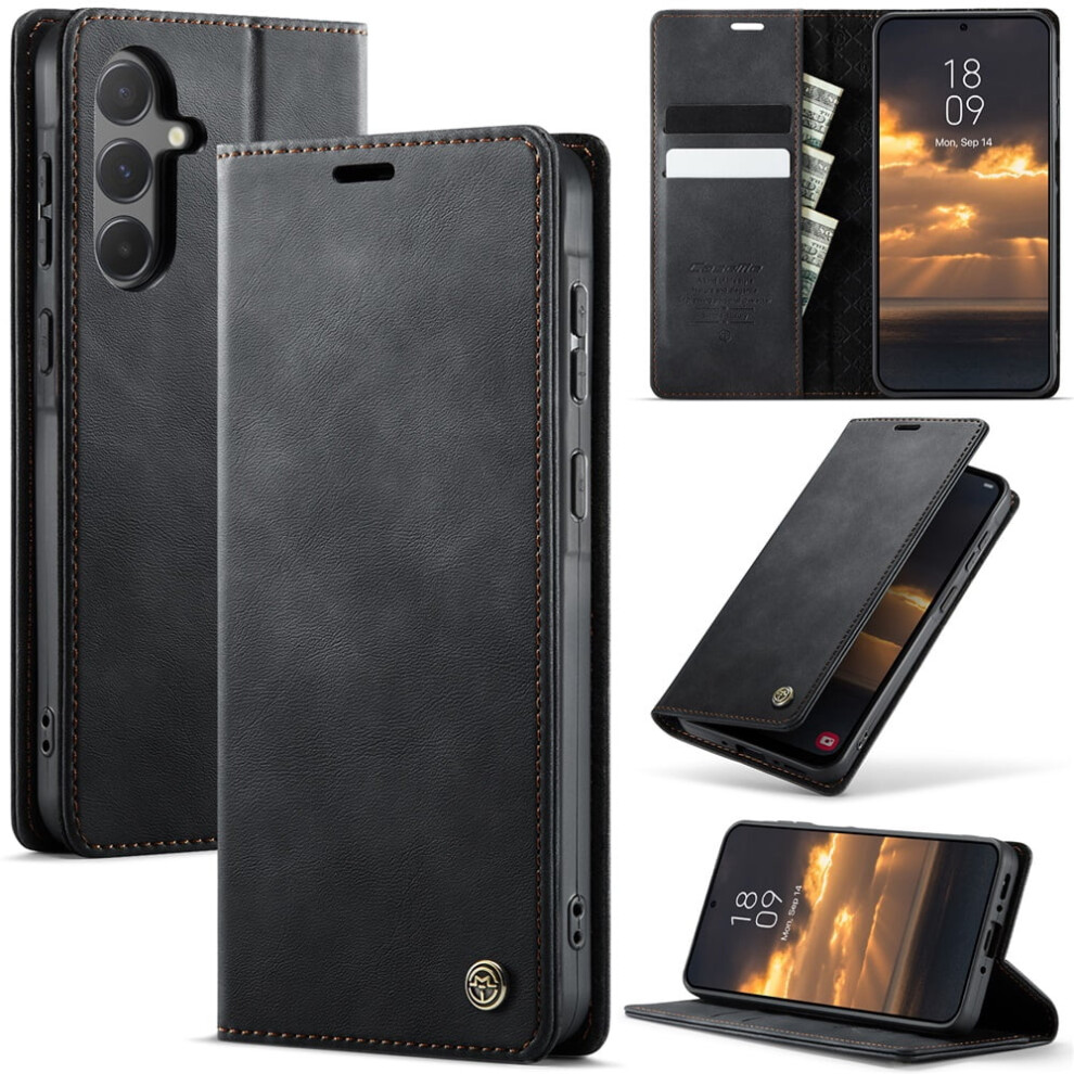 Caseme Calf Leather Wallet Case For Samsung Galaxy A55 6.5 9152228964389