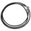 Colar com cordão de metal preto e fecho (1 unidade) - 60 cm (23,6 polegadas) 4