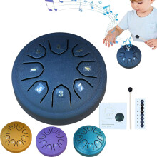 Rain Drum Steel Tongue Drum 8-Note 4.5 Inch