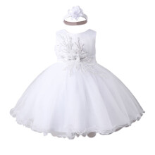 Girls' Princess Gown Sleeveless Tulle Flower Girl Dress