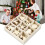 Décorations de Noël en bois brut (72 pièces) 1