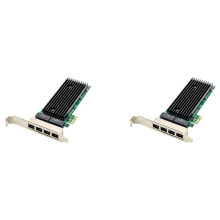 2X PCI-E 4 Port RJ45 Server 1X PCIe X1 82576 Chip 10/100/1000Mbps Lan Quad Port Server Gigabit Network Card