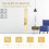 Blank Hanging Scroll Paper Golden Beige 1 Piece 7