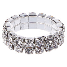 YIEMEEN Exquisite Crystal Inlaid Rings Elastic Stretch Finger Ring Romantic Knuckle Ring