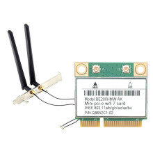 BE200 WiFi 7 PCI-E WiFi Card BE200HMW 8774Mbps 2.4G/5G/6Ghz for 5.4 802.11BE Wireless Network Adapter