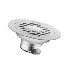 YIEMEEN round shower floor drain stainless steel 1 piece