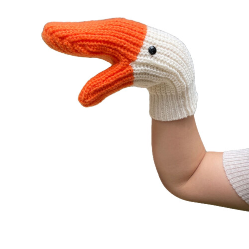 Knit Mittens Full-Finger Warm Winter Gloves