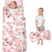 Floral Print Toddler Nap Mat with Carry Bag