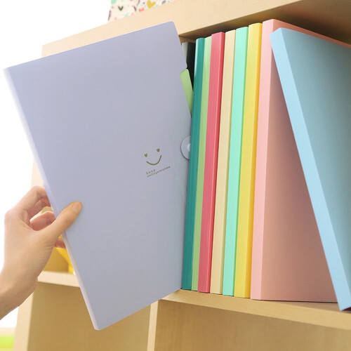 Expanding A4 File Folder with Index Tabs and 3 Pockets 1