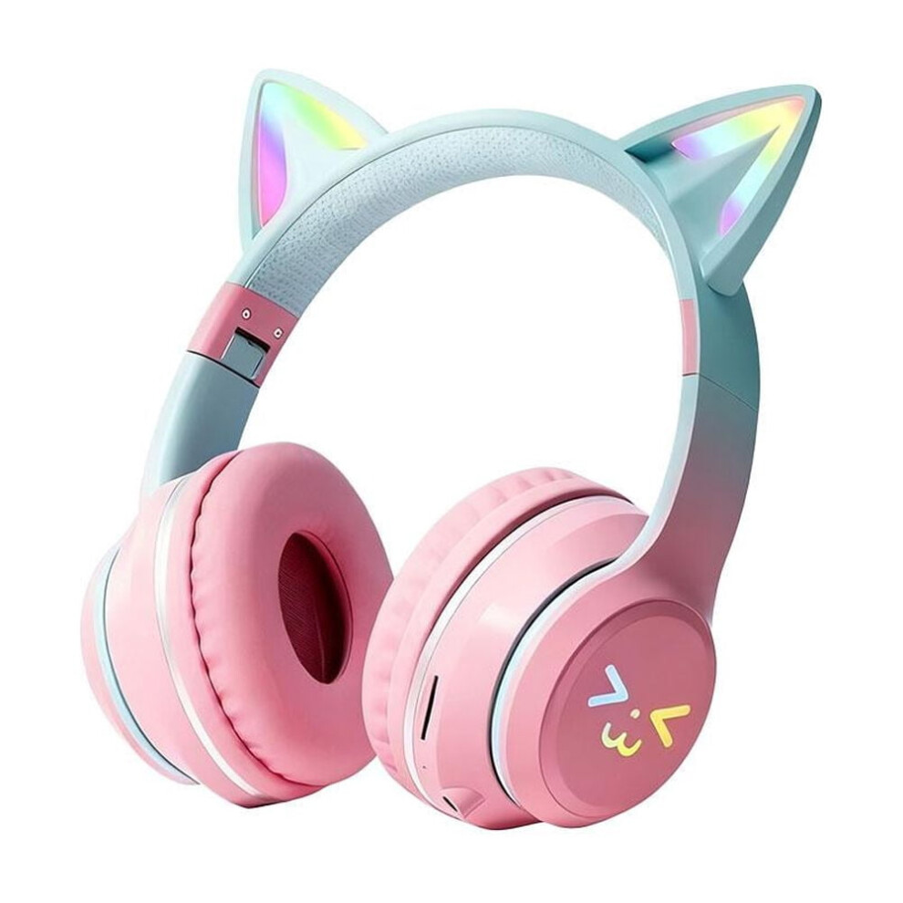 Wireless Bluetooth Headphones With Cat Ear Design 962125578522
