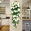 Artificial Rose Garland 36 Inch with Leaves 2 Pack 2