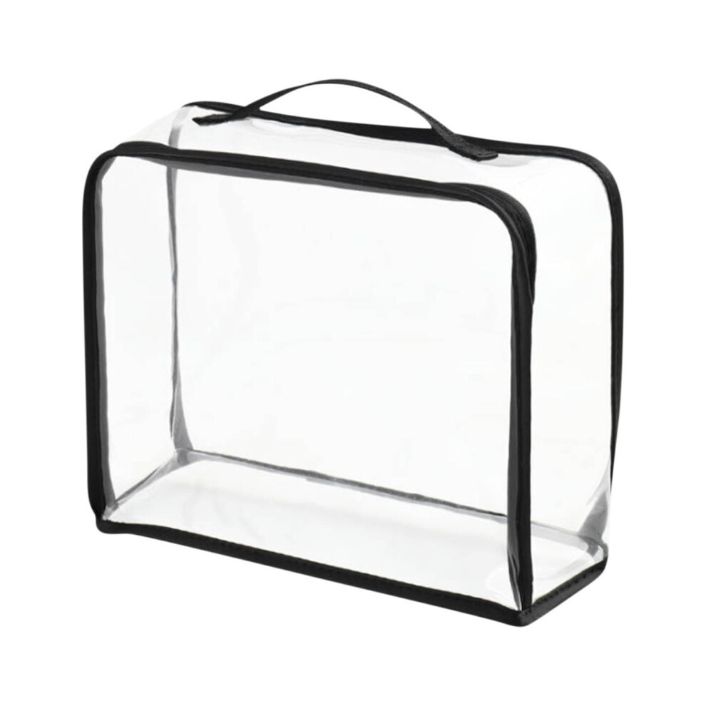 Cosmetic Bag Transparent Large Capacity with Compartments