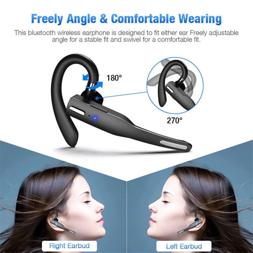 Écouteurs sans fil Xhy Bluetooth 5.1 avec double microphone et réduction de bruit 1