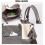 Damen-Umhängetasche aus Canvas, Vintage-Patchwork, 1 Stück 4