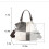Damen-Umhängetasche aus Canvas, Vintage-Patchwork, 1 Stück 5
